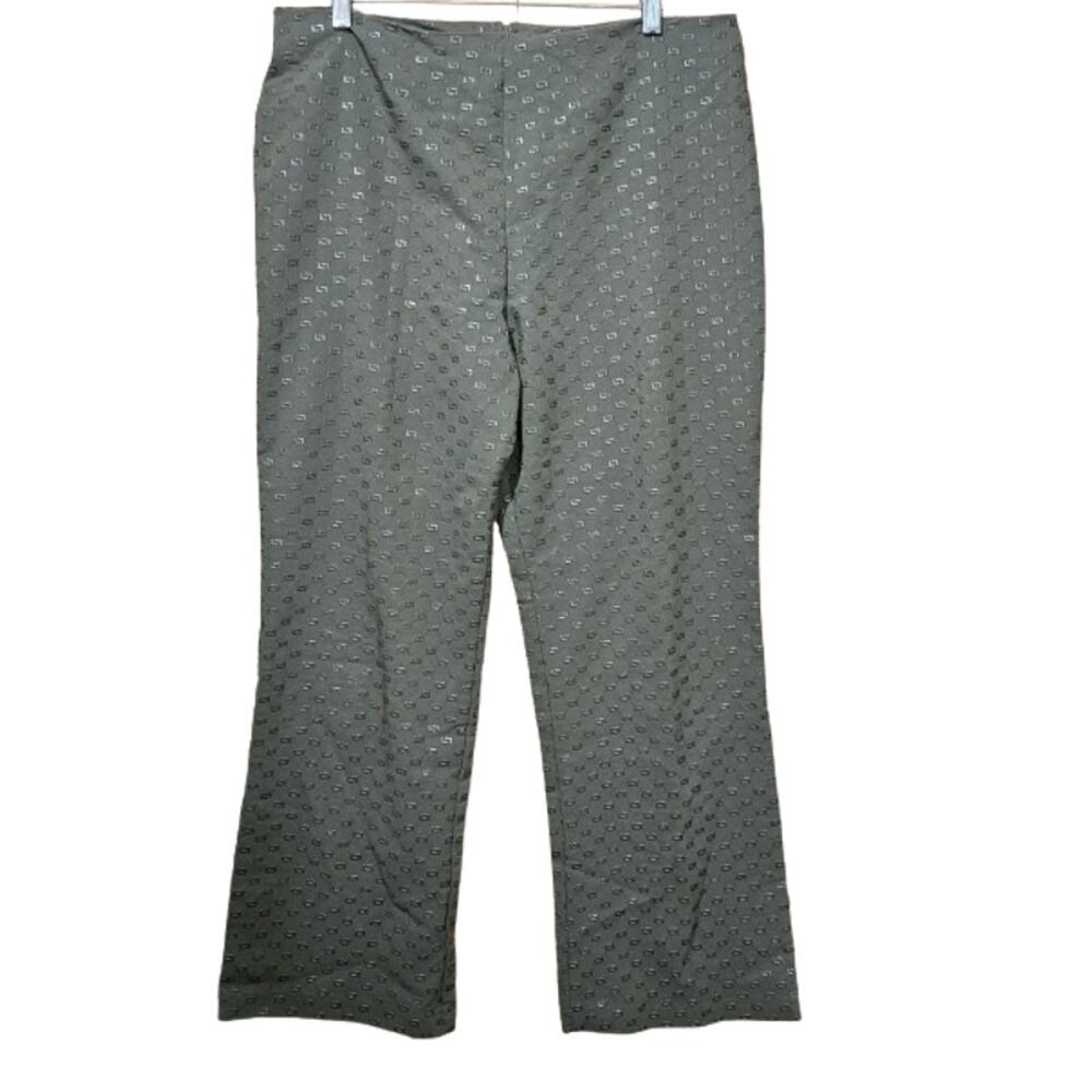 Vintage Hunter Green Textured Pants Size 2XL